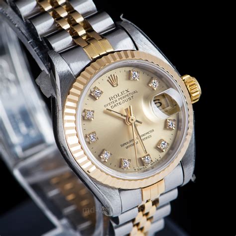 ladies rolex oyster perpetual date|rolex lady datejust 26 gold.